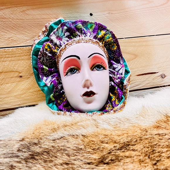 Other - Decorative mask art ceramic wall decor vintage